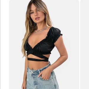 Seychelles Wrap Crop Top